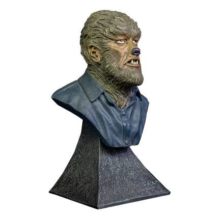 Right-side view of Wolfman Mini Bust