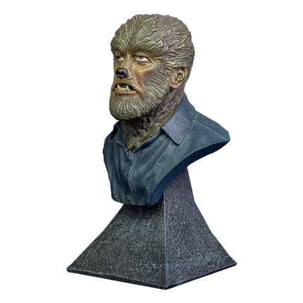 Left-side view of Wolfman Mini Bust