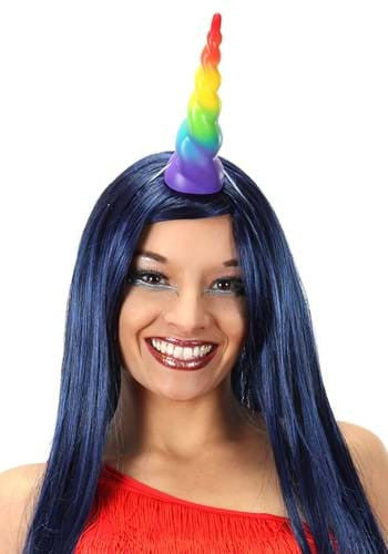 Unicorn Horn Rainbow- worn by model