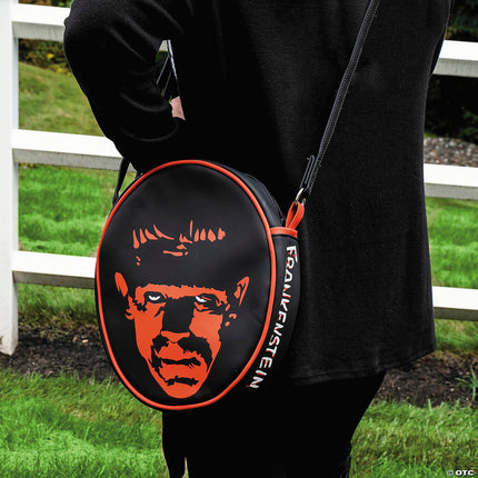 Universal Monsters - Frankenstein Bag- worn by model, front view
