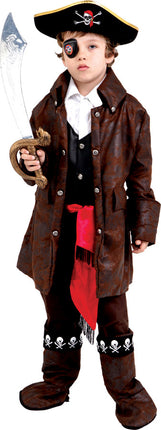 CARRIBEAN BOY PIRATE CHILD MED