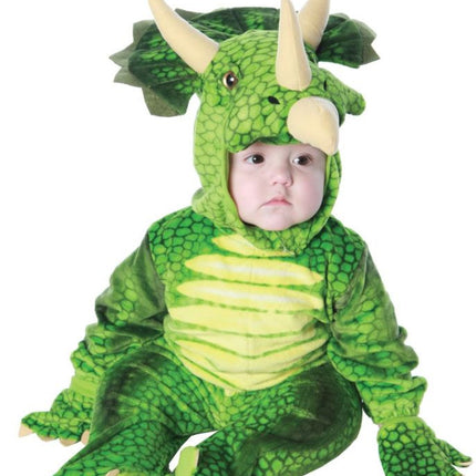 Triceratops Toddler Costume- front view