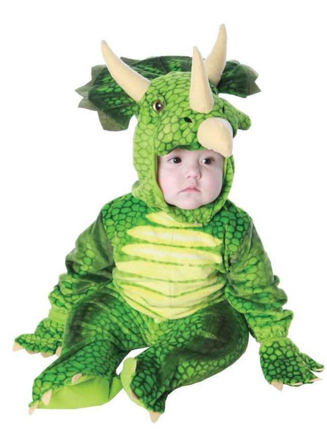 Triceratops Toddler Costume- front view
