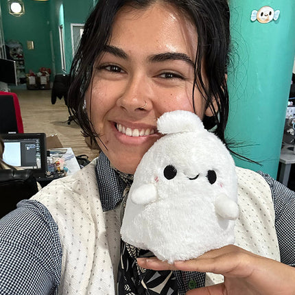 Snugglemi Snackers Spooky Ghost- Held by Model 2