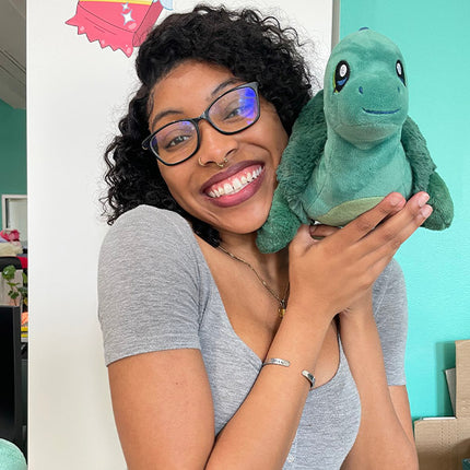 Mini Squishable Nessie- held by model