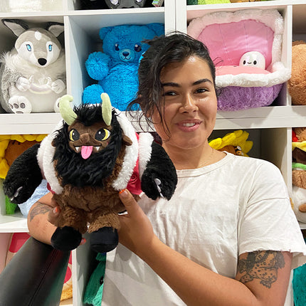 Mini Squishable Krampus- Held by Model