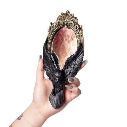 Raven's Gaze Hand Mirror