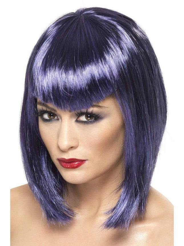 Purple Vamp Wig