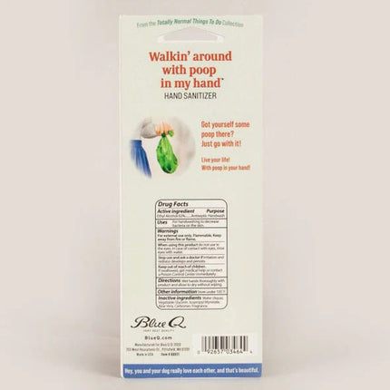Walkin' Around With Poop Hand Sanitizer- back view