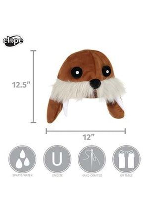 Walrus Sprazy Toy Hat- measurements