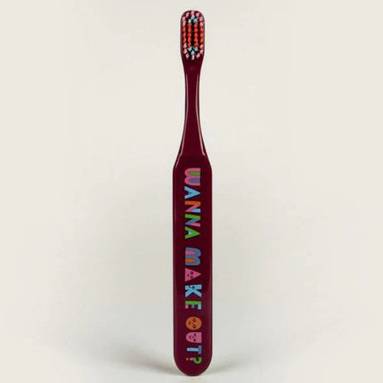 Wanna Make Out Toothbrush- front view