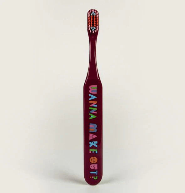 Wanna Make Out Toothbrush- front view