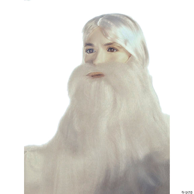 Special Wizard Wig & Beards- white