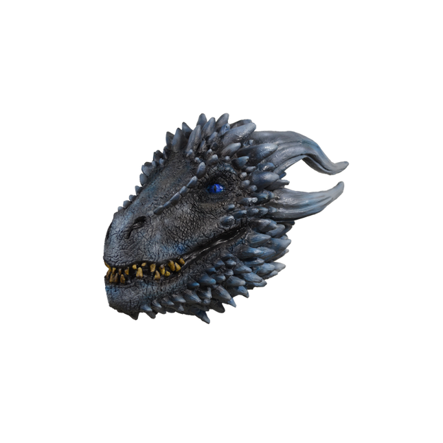 Left-side view of White Walker Dragon mask