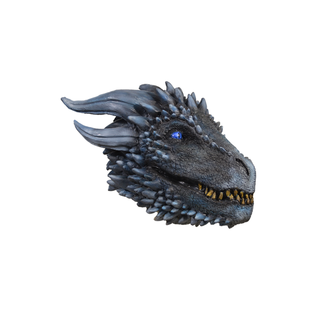 Right-side view of White Walker Dragon mask