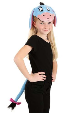 Winnie The Pooh- Eeyore Headband & Tail Kit- worn by girl model
