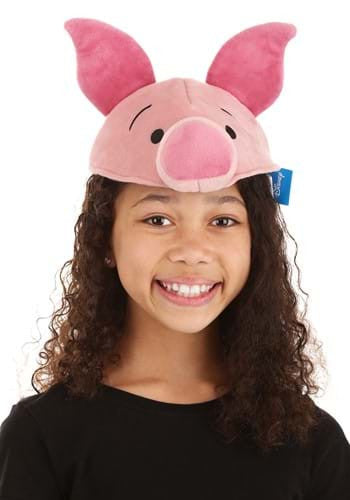 Winnie The Pooh- Piglet Plush Headband- worn by girl model