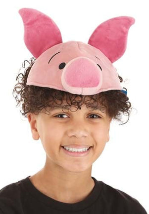 Winnie The Pooh- Piglet Plush Headband- worn by boy model