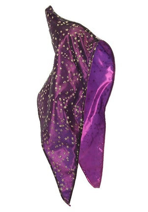 Purple Wizard Alchemy Hood- side view