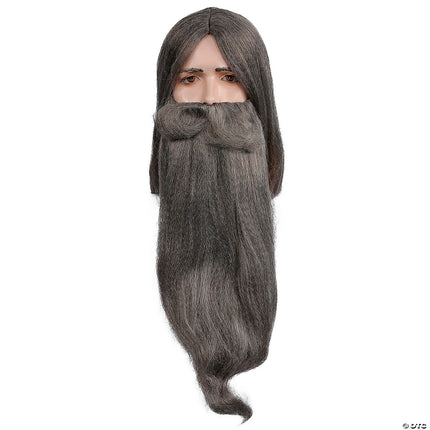 Special Wizard Wig & Beards- light grey