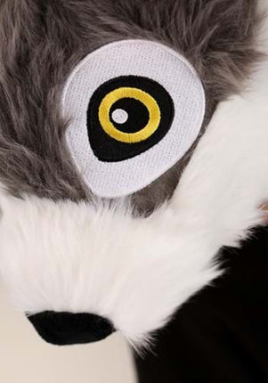 Wolf Plush Headband & Tail Kit- headband up close