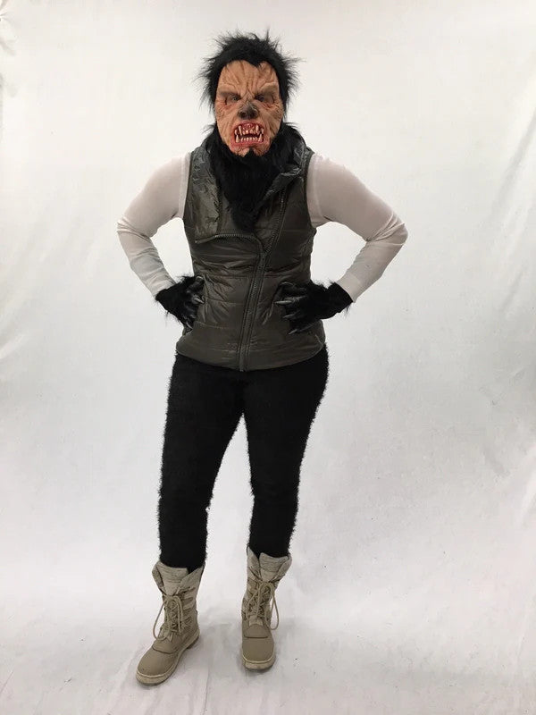 Manwolf Mask- worn by model