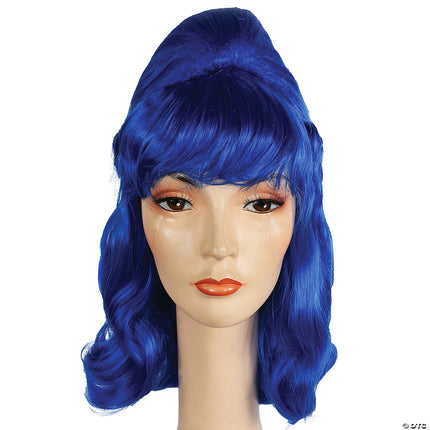 Beehive Pageboy Wigs- royal blue