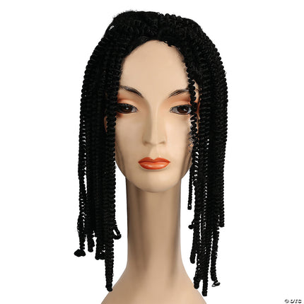 Women's Long Spring Curl Wigs- black
