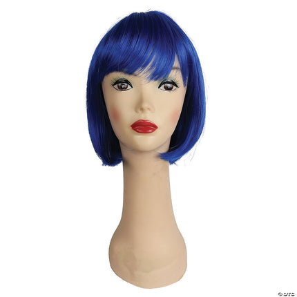 China Doll Wig- royal blue