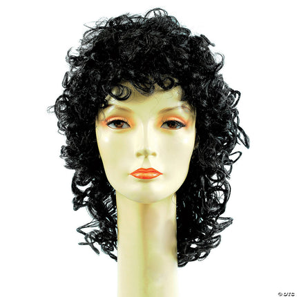 Old School Curly Wig- medium brown