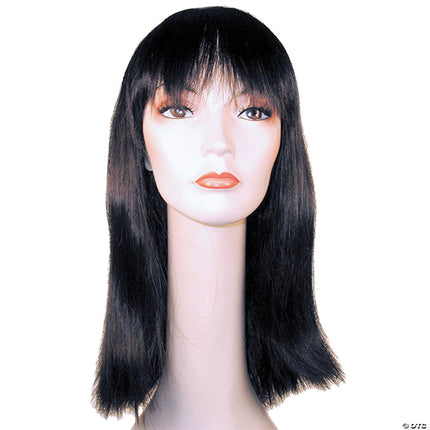 Long Deluxe Cleo Wig- black