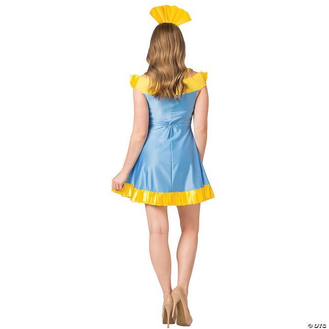 Blue Raspberry Jolly Rancher Costume- back view