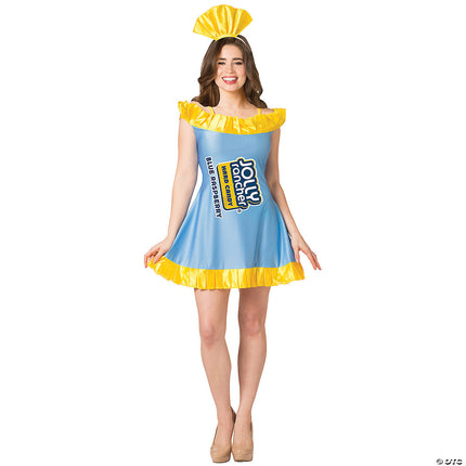 Blue Raspberry Jolly Rancher Costume- front view