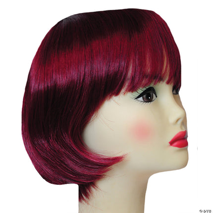 Deluxe Lulu Wig- burgundy