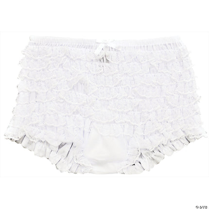 Junior Ruffled Boyshorts- white