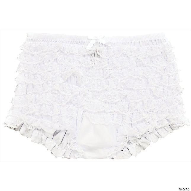 Junior Ruffled Boyshorts- white