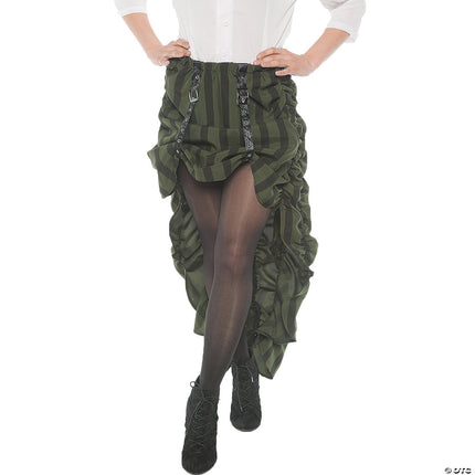 Women's Green Steam Punk Skirt
