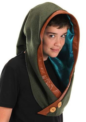 Woodland Elf Plush Hood- worn by child model