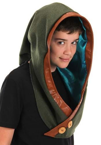 Woodland Elf Plush Hood- worn by child model