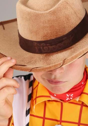 Toy Story- Kids Woody Hat- up close "woody" print