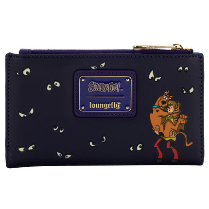 Scooby Doo Monster Chase Glow In The Dark Flap Wallet- back view