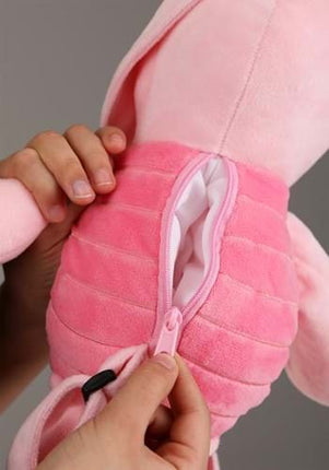 Winnie The Pooh- Piglet Costume Companion Bag- zipper pocket