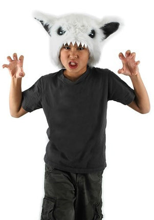 Yeti Plush Hat- worn by child model