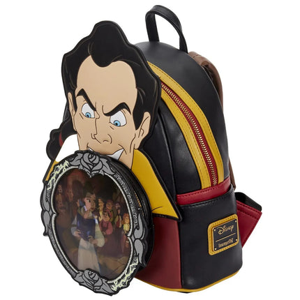 Disney Villains Scene Gaston Mini Backpack- top angled view