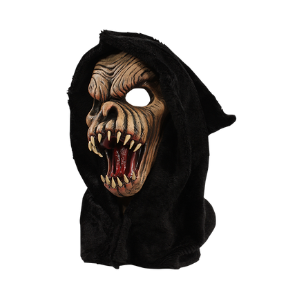Left-side view of Brown Fang Mask