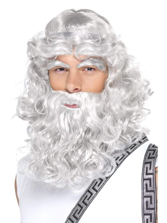 Grey Zeus Wig Set