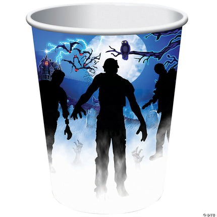 ZOMBIE PARTY CUPS 9 OZ 8 PCS