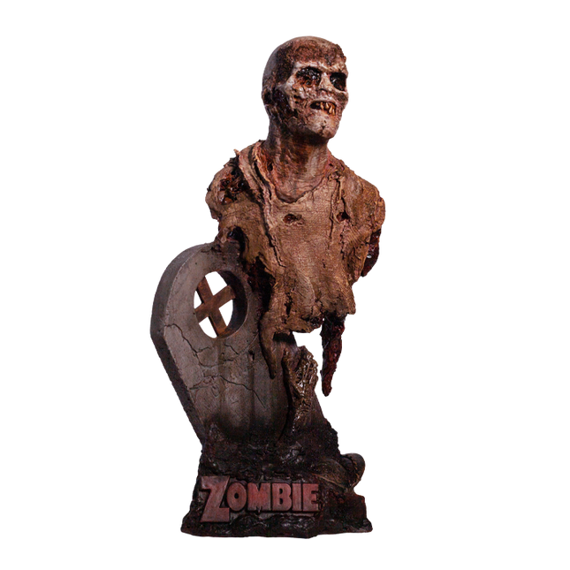 Front view of Poster Zombie Bust